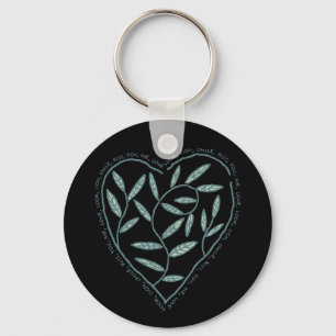 green vines twine keychain