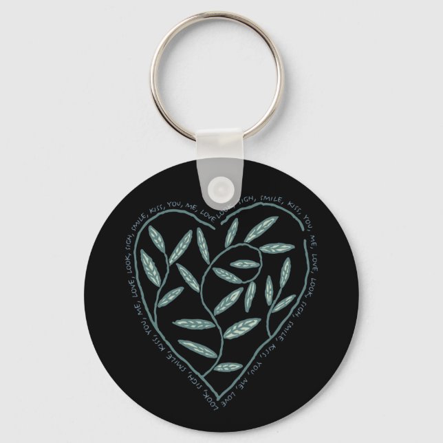 green vines twine keychain (Front)