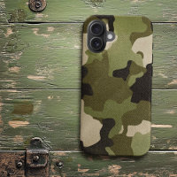 Green Vintage Camo Realistic Grunge Effect