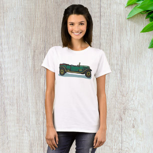Green Vintage Car Classic Old-Timer Automobile  T-Shirt