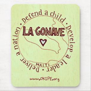 GREEN VINTAGE OKIPE MOUSEPAD