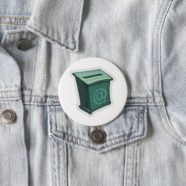 Green Voting Box 7.5 Cm Round Badge (Creator Uploaded)