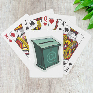 Green Voting Box Playing Cards