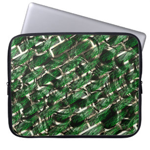 Green 'wall' effect and darkest bubbles? laptop sleeve