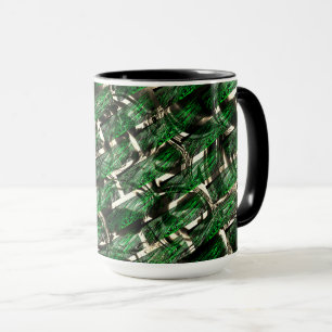 Green 'wall' effect and darkest bubbles? mug