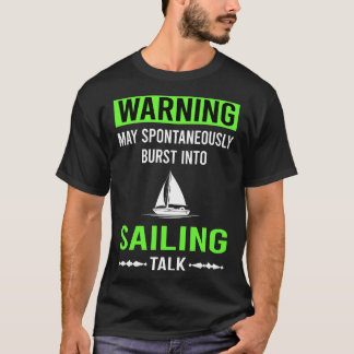 Green Warning Sailing Sailor T-Shirt