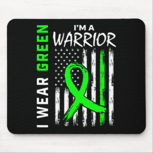 Green Warrior Kidney Disease Cerebral Palsy Awaren Mouse Pad