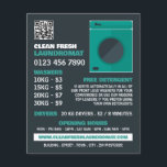 Green Washer, Laundromat, Cleaning Service Flyer<br><div class="desc">Green Washer,  Laundromat,  Cleaning Service Advertising Flyer by The Business Card Store.</div>