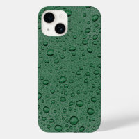 Green water droplets