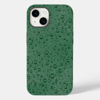 Green water droplets