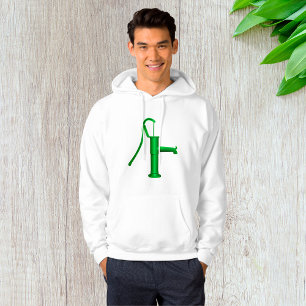 Green Water Pump Mens Hoodie
