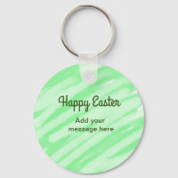 Green watercolor happy Easter add message pastel t