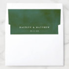 Green Watercolor Wedding