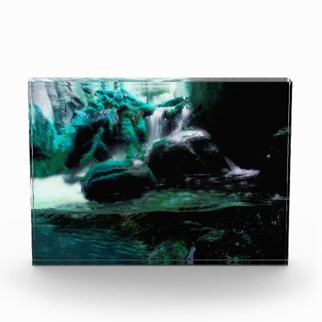 Green Waterfall Photo Block (Front)