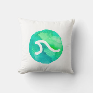 Green Wave Cushion