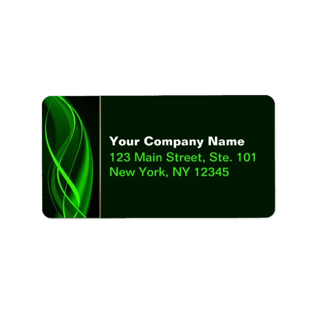 Green Wave Label (Front)