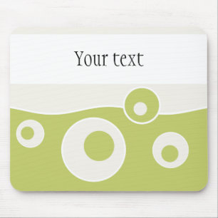 Green Wave Mouse Pad