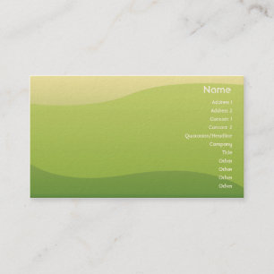 Green Waves - Business Card