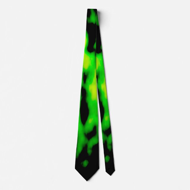 Green waves flow series 3 tie (Front)
