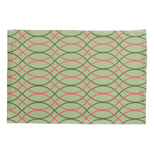 Green Waves  Pillowcase