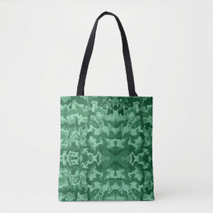Green Waves Tote Bag