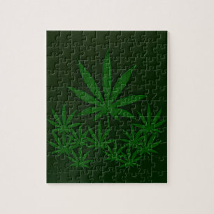 Green Weed Jigsaw Puzzle