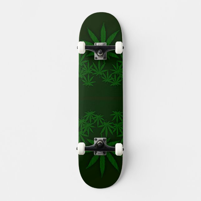 Green Weed Skateboard (Front)