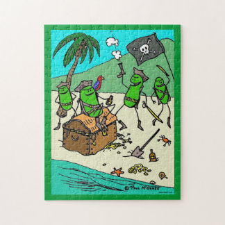 Green Weenii "Pirate Party" Jigsaw Puzzle