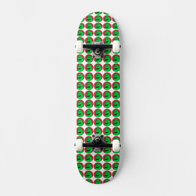 Green Weenii "Weenii Head" Skateboard (w/ Wheels) (Front)