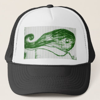 green whale trucker hat