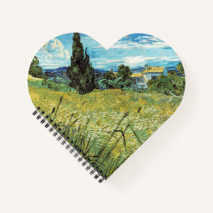 Green Wheat Field  Vincent van Gogh    Notebook