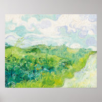 Green Wheat Fields Auvers (1890) by Vincent