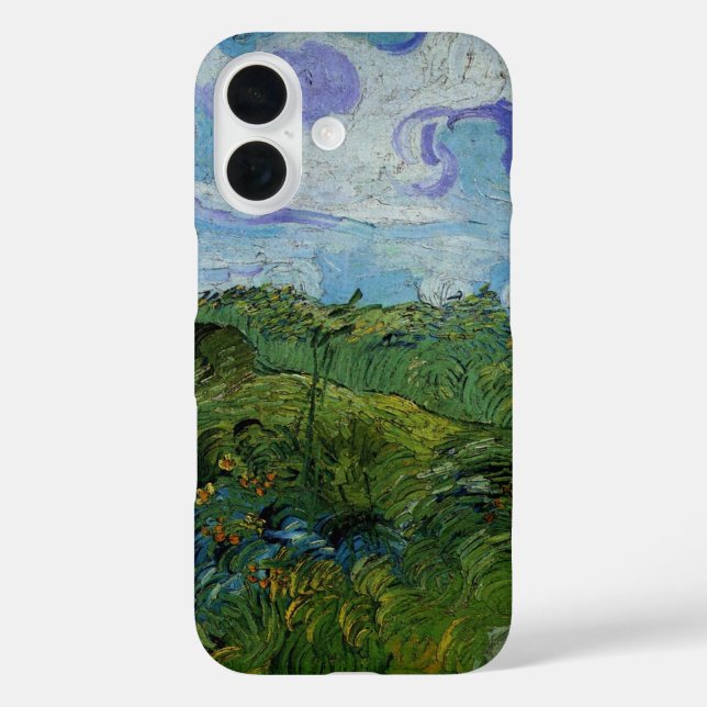 Green Wheat Fields by Vincent van Gogh Case-Mate iPhone Case (Back)
