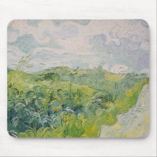 Green Wheat Fields - Van Gogh - c1889 Mouse Pad