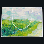 Green Wheat Fields, Van Gogh Large Gift Bag<br><div class="desc">Vincent Willem van Gogh (30 March 1853 – 29 July 1890) was a Dutch post-impressionist painter who is among the most famous and influential figures in the history of Western art. In just over a decade, he created about 2, 100 artworks, including around 860 oil paintings, most of which date...</div>