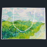 Green Wheat Fields, Van Gogh Large Gift Bag<br><div class="desc">Vincent Willem van Gogh (30 March 1853 – 29 July 1890) was a Dutch post-impressionist painter who is among the most famous and influential figures in the history of Western art. In just over a decade, he created about 2, 100 artworks, including around 860 oil paintings, most of which date...</div>