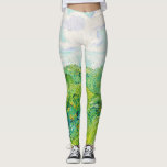 Green Wheat Fields, Van Gogh Leggings<br><div class="desc">Vincent Willem van Gogh (30 March 1853 – 29 July 1890) was a Dutch post-impressionist painter who is among the most famous and influential figures in the history of Western art. In just over a decade, he created about 2, 100 artworks, including around 860 oil paintings, most of which date...</div>