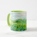 Green Wheat Fields, Van Gogh Mug<br><div class="desc">Vincent Willem van Gogh (30 March 1853 – 29 July 1890) was a Dutch post-impressionist painter who is among the most famous and influential figures in the history of Western art. In just over a decade, he created about 2, 100 artworks, including around 860 oil paintings, most of which date...</div>