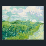 Green Wheat Fields-Vincent van Gogh Poster<br><div class="desc">Green Wheat Fields-Vincent van Gogh</div>