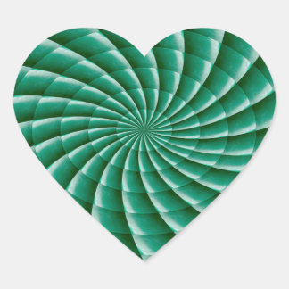 Green Wheel Chakra TEMPLATE add TEXT IMG customise Heart Sticker