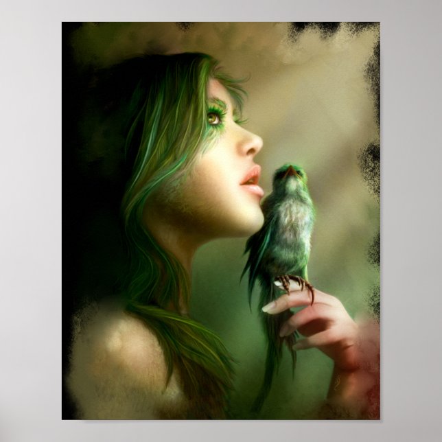 Green Whisper Canvas & Prints (Front)