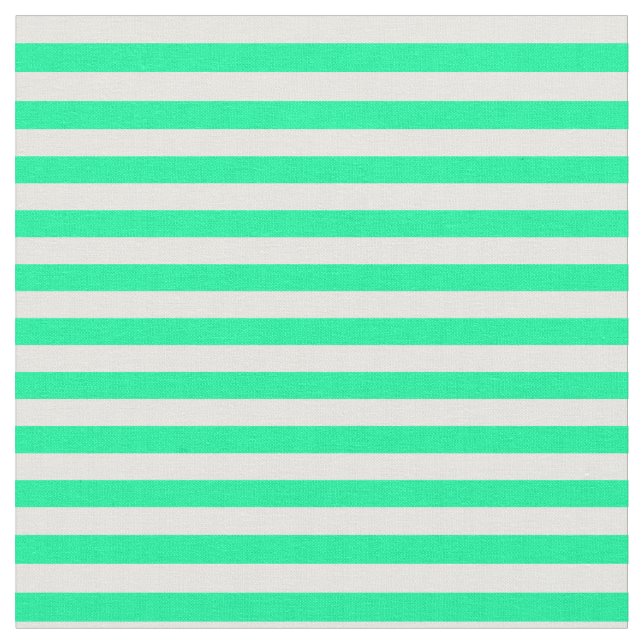 Green & White Coloured Pattern Fabric (Close Up)