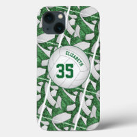 green white gifts team spirit girls volleyball