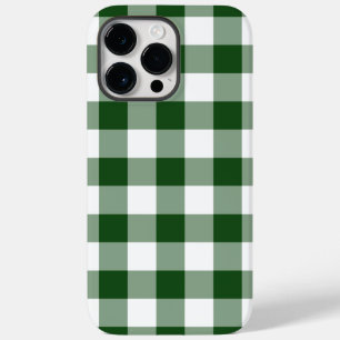 Green & White Gingham Pattern iPhone 8/7 Plus Case
