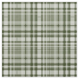 green white greyed jade tartan plaid fabric