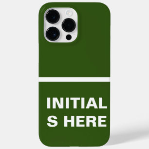 Green & white iphone 14 pro max case