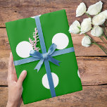 Green White Medium Polka Dots Wrapping Paper<br><div class="desc">Green White Medium Polka Dots Wrapping Paper</div>