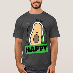 Green White Minimalist Avocado T-Shirt