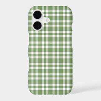 Green White Plaid Pattern