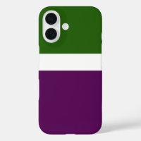 Green White Purple Plain Colour Block Design
